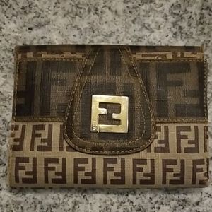 Authentic Fendi Zucca Wallet